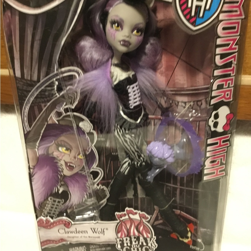 Monster High Clawdeen Wolf Doll freak du chic 2024 very rare in this condition
